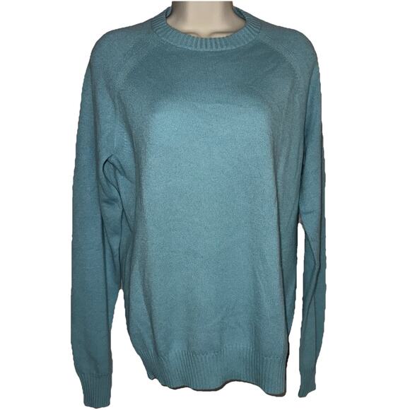 Theory Women’s Aqua 100% Cashmere Crewneck Sweater, Medium, EUC - Picture 3 of 9